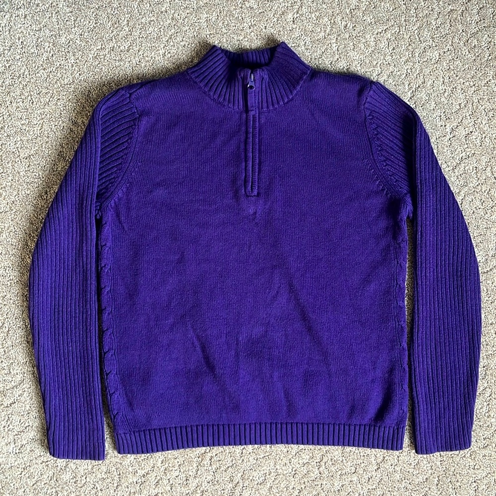 St. John’s Bay zip neck women’s sweater